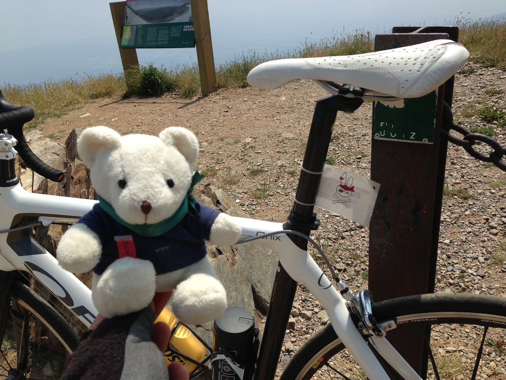 Tometaro Jr. and Father Bunny climbed "Turo de L'Home"