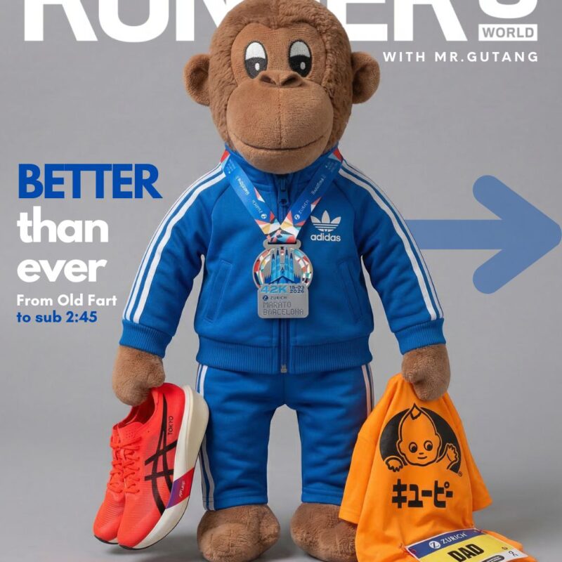 Gutang trained Dad to achieve his best marathon Result Sub 2:45