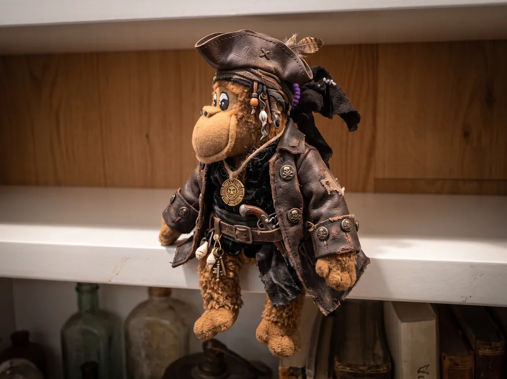 Gutang with a pirate costume was in my fisrt Halloween party too