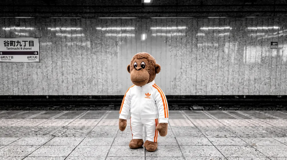Mr. gutang in the Tokyo Metro